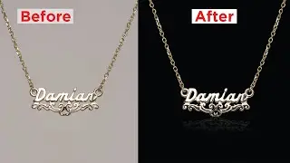Natural and Simple Jewelry Retouching Jewelry Photo Editing Photoshop Tutorial by Sohel Rana