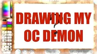 DRAWING MY OC DEMON | Animal Jam: Creating A Masterpiece #5