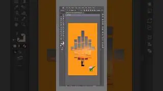Make clipping mask in illustrator #illustrator #design #shorts #shortvideo #photoshop