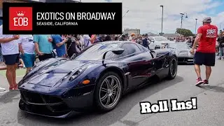 Exotics on Broadway 2024 Roll In! Another Great Exotics on Broadway! Monterey Car Week