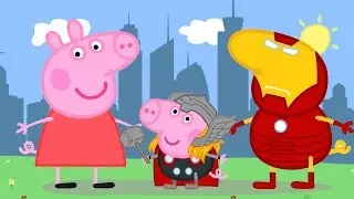 Peppa Pig se fantasia de Vingadores (Vídeo Infantil)