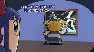 Pop Team Epic Ep 1 Live Reaction *Read Description*