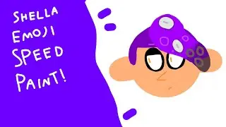 Splatoon OC Speedpaint - Shellyuia Bored Emoji