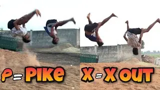ALPHABET FLIPPING CHALLENGE /A to Z FLIPS 🔥 With Twist 🤞