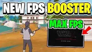 Get MAX FPS with this NEW FPS BOOSTER! Fortnite C4S2