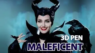 Maleficent3d pen | Angelina Jolie | How to make? | 3dpen.art | DIY | 2019