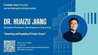 AIR Distinguished Speaker Dr. Huaizu Jiang