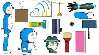 DORAEMON | ROCKS PAPER SCISSOR | DC2 PACK | #drawingcartoons2