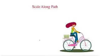 Adobe Animate: 'Scale along path' using motion guide