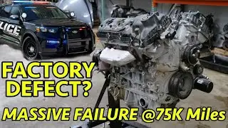POLICE ENGINE BRUTALITY! '21 Explorer Cop Car 3.3L V6 Engine Destroyed By 