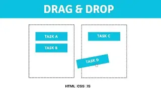 Hot to Make Drag and Drop in HTML CSS & JS | JavaScript Mini Project