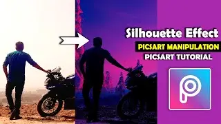 Silhouette Effect | Picsart Manipulation | Picsart Editing Tutorial 2021 #picsart | Sriram Karthya