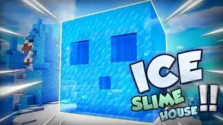 Minecraft Ice Slime House: How to build a Slime House Tutorial || End Gaming Black || Minecraft
