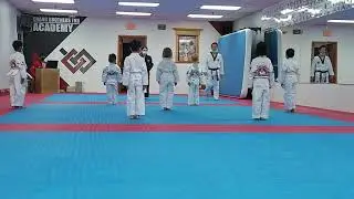 my son's tekwando test