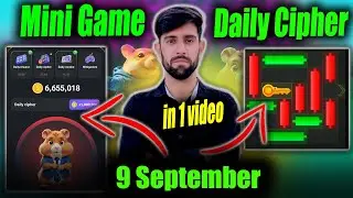 9 September Hamster Kombat Daily Cipher | Hamster Kombat Daily Mini Game today / 9 September