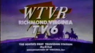 WTVR Channel 6, Richmond VA - Sign-on Spring 1990 (HQ)