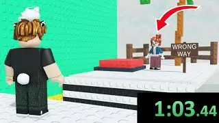 I Speedran Roblox WALLHOP Obbies