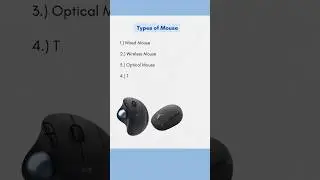 Types of mouse in computer | Computer Fundamentals |