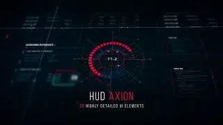 HUD - Axion -- An After Effects template