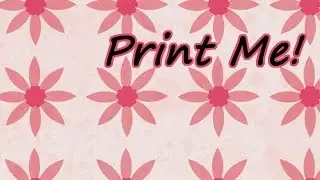Free print - set gratis di carte colorate per scrapbooking - Fiorellini 1
