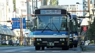 きょうのバスたち。ほんのちょっとだけ。2024年11月17日。