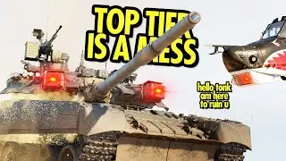 WHY TOP TIER WAR THUNDER IS RUBBISH - T-80UK in War Thunder