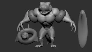 SCULPT SHARK HEAD ZBRUSH