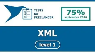 Freelancer - XML - level 1 - test (75%)