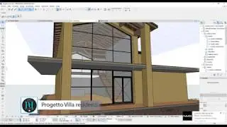 Archicad-(Progetto Villa residenziale) Work in Progress Parte 8