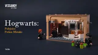 LEGO Harry Potter Hogwarts:Poyjuice Potion Mistake 76386.Speed build