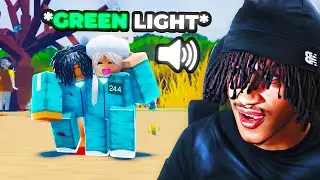 Trolling With a SOUNDBOARD in Roblox Squid Game