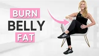 Lose Belly Fat Sitting Down | 10 Minute Ab Workout For Women Over 50!