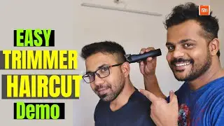 How to cut hair at home Using Mi Trimmer घर पर बाल कैसे काटें