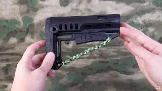 Плетение паракорда на приклад TBS Compact от DLG Tactical