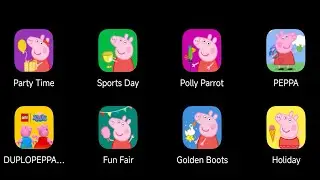 Peppa Pig Android: Peppa Pig Fun Fair,Peppa Golden Boots,Holiday,Peppa Polly Parrot, Peppa Pig World
