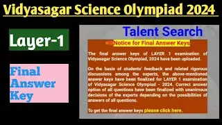 vso 2024 layer 1 final answer key published