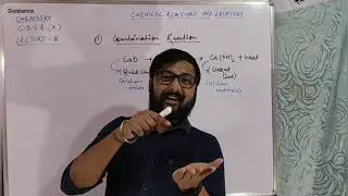 Chemical Reactions and Equations |LECTURE 8 | Cbse Class 10