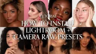 How to install Lightroom Presets & Camera RAW (Photoshop) Presets – Tutorial
