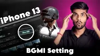 iPhone 13 Best BGMI Settings 🎮 | Top iPhone BGMI Graphics 2024