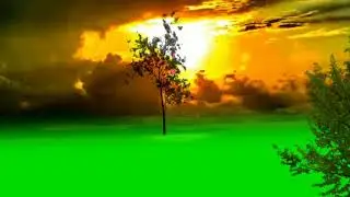 Sunrise cloud green screen video badal green screen video