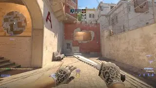 INSANE self pop flash for window | CS2 Mirage