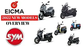 EICMA 2021 - SYM (Joyride 300, Husky ADV, Maxsym TL 508 TCS, 4Mica, Jet X TCS, KRN BT)