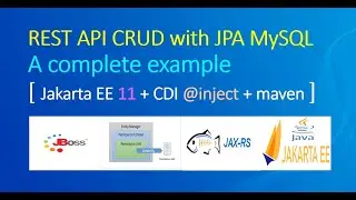 REST API CRUD application with JPA CDI | 