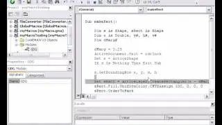 GDG Macros Tutorials Lesson 5 Put margins on BOX we created in Lesson 4 CorelDraw Macro Tutorial