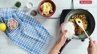 MAKFA | Рецепт | Кеджери с копченой курицей