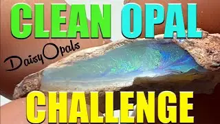 Lets try to cut a clean opal!  No sand allowed!!  Opal love!