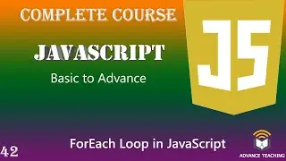 ForEach loop in JavaScript in Urdu/Hindi