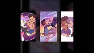 ( LUMİTY ) LUZ X AMİTY WİTH PURPLE HAİR EDİT_owl house