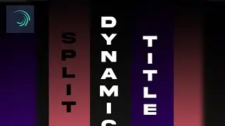 Dynamic Reactive Typography Animation in Alight Motion × Free Project File#alightmotion #freepreset