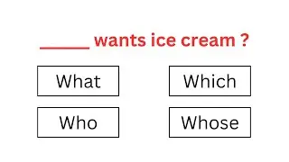 What, Which, Who, Whose, Whom | Interrogative Pronouns | English Grammar Quiz